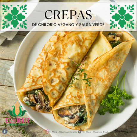 Crepas de Chilorio Vegano