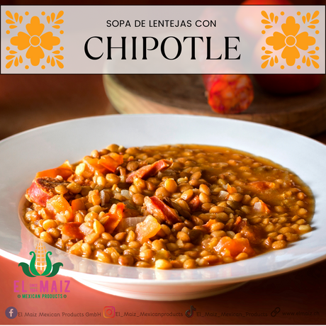 Sopa de Lentejas con Chipotle