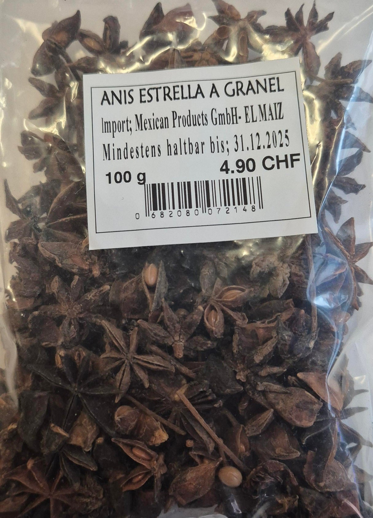 Anis Estrella a granel 100 g EL MAIZ