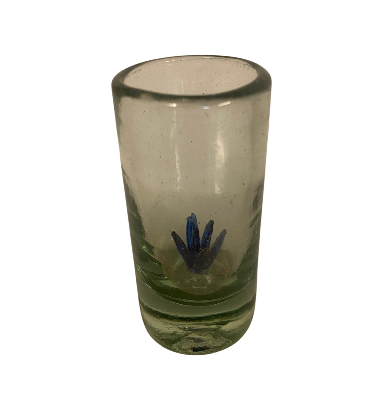 Shot Tequilero Vidrio Soplado Agave Transparente (Pieza)