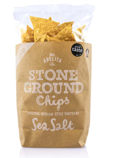 *BIO Tortillas chips Sea Salt "Mi Adelita" 150 gr