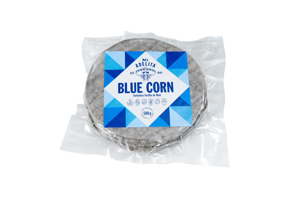 Tortillas de maiz Azul 500 gr - Mi Adelita