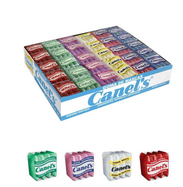 Chicle varios sabores - CANEL'S (PIEZA)