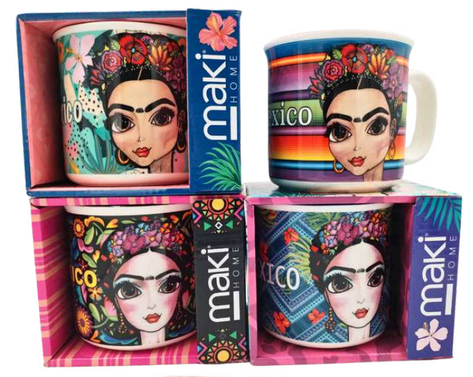 Taza Jumbo Frida Porcelana - MAKI