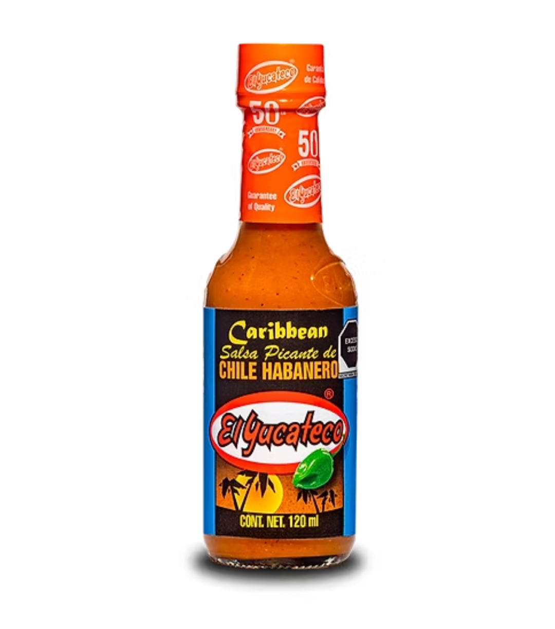 Salsa Caribbean Habanero 120ml - EL YUCATECO