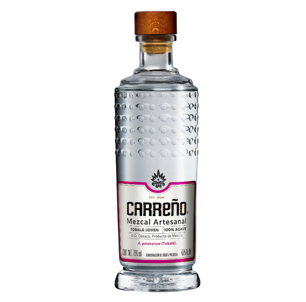 Mezcal Artesanal TOBALÁ-JOVEN CARREÑO 700 ml 46 % Vol