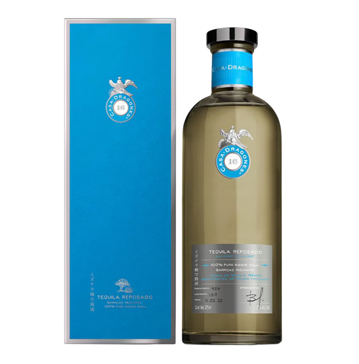 Tequila Reposado CASA DRAGONES 40% vol. alcohol