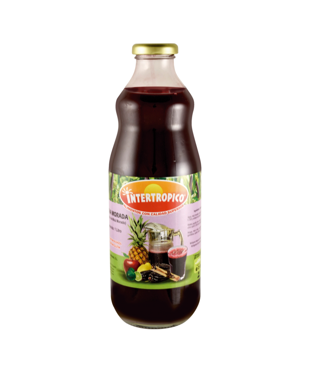 Chicha Morada Botella 1L - INTERTROPICO BOTELLA
