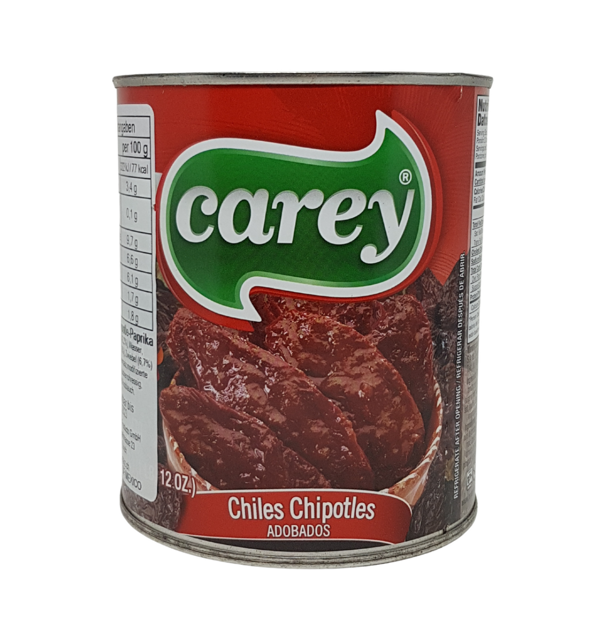 Chiles Chipotles Adobados 794g - CAREY