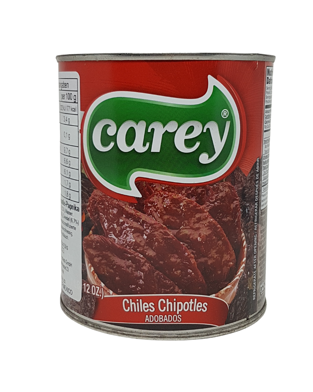 Chiles Chipotles Adobados 794g - CAREY