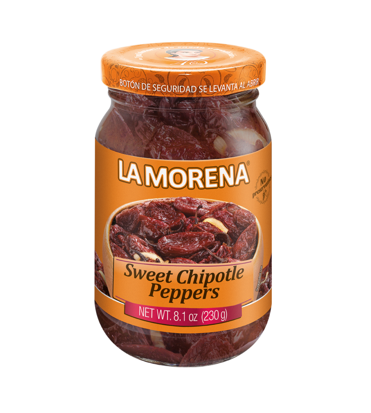 Chipotle Dulce Frasco 230g - LA MORENA