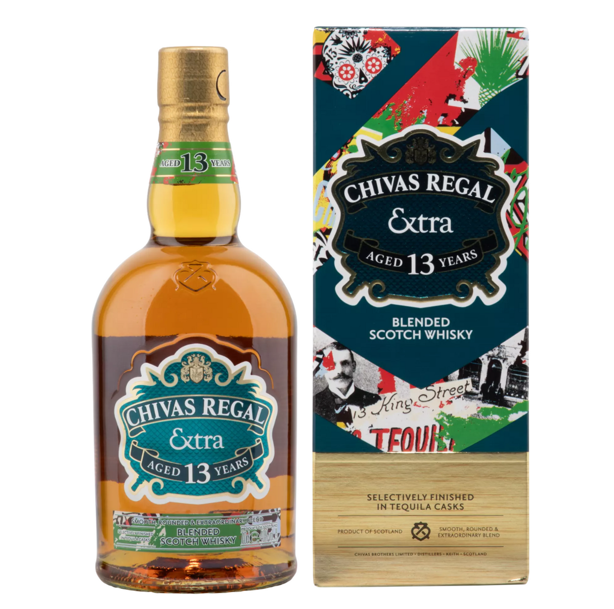 CHIVAS REGAL Blended Scotch Tequila 700 ml 40 Grados