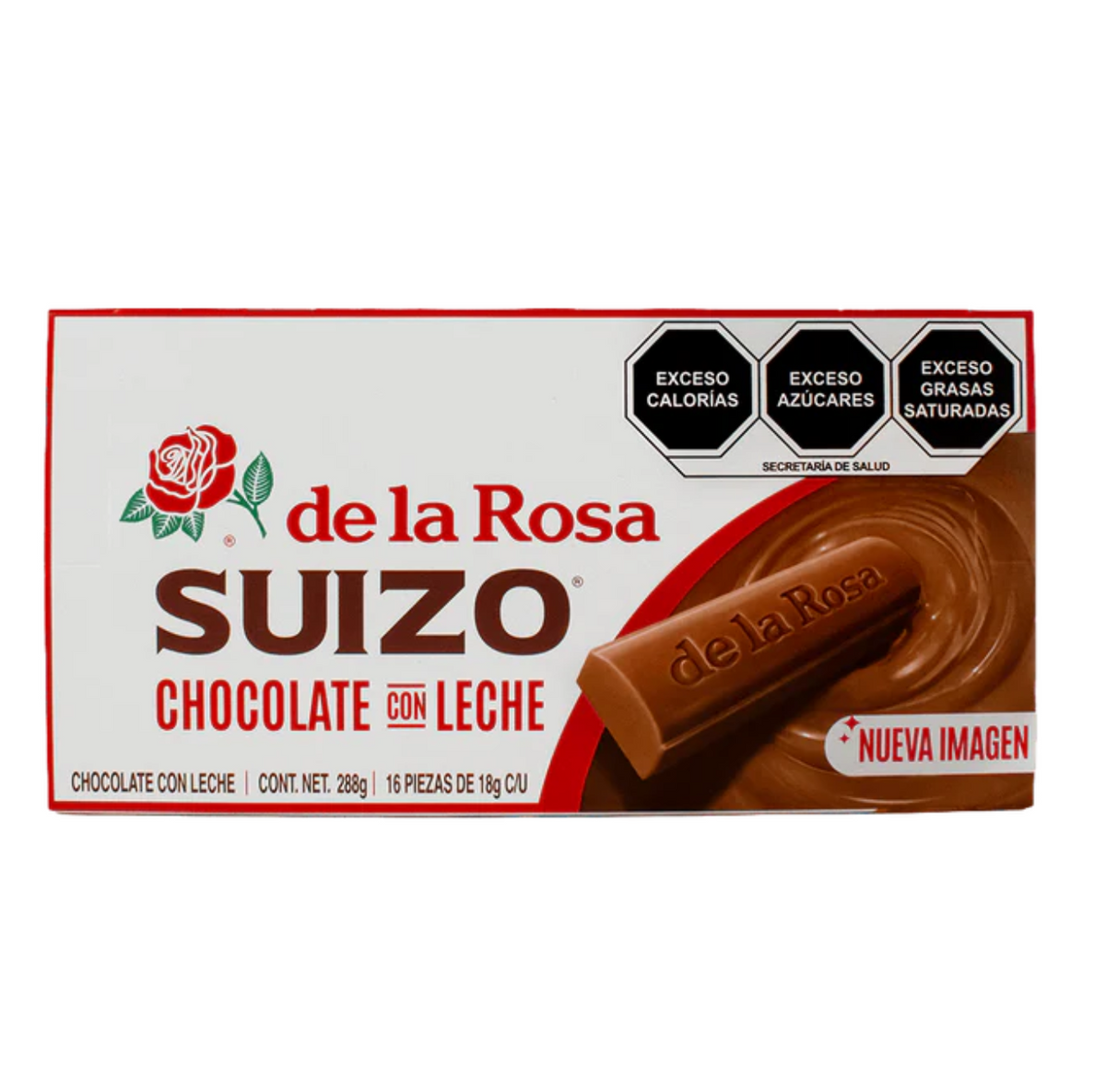 Chocolate Suizo con leche 18g - La rosa