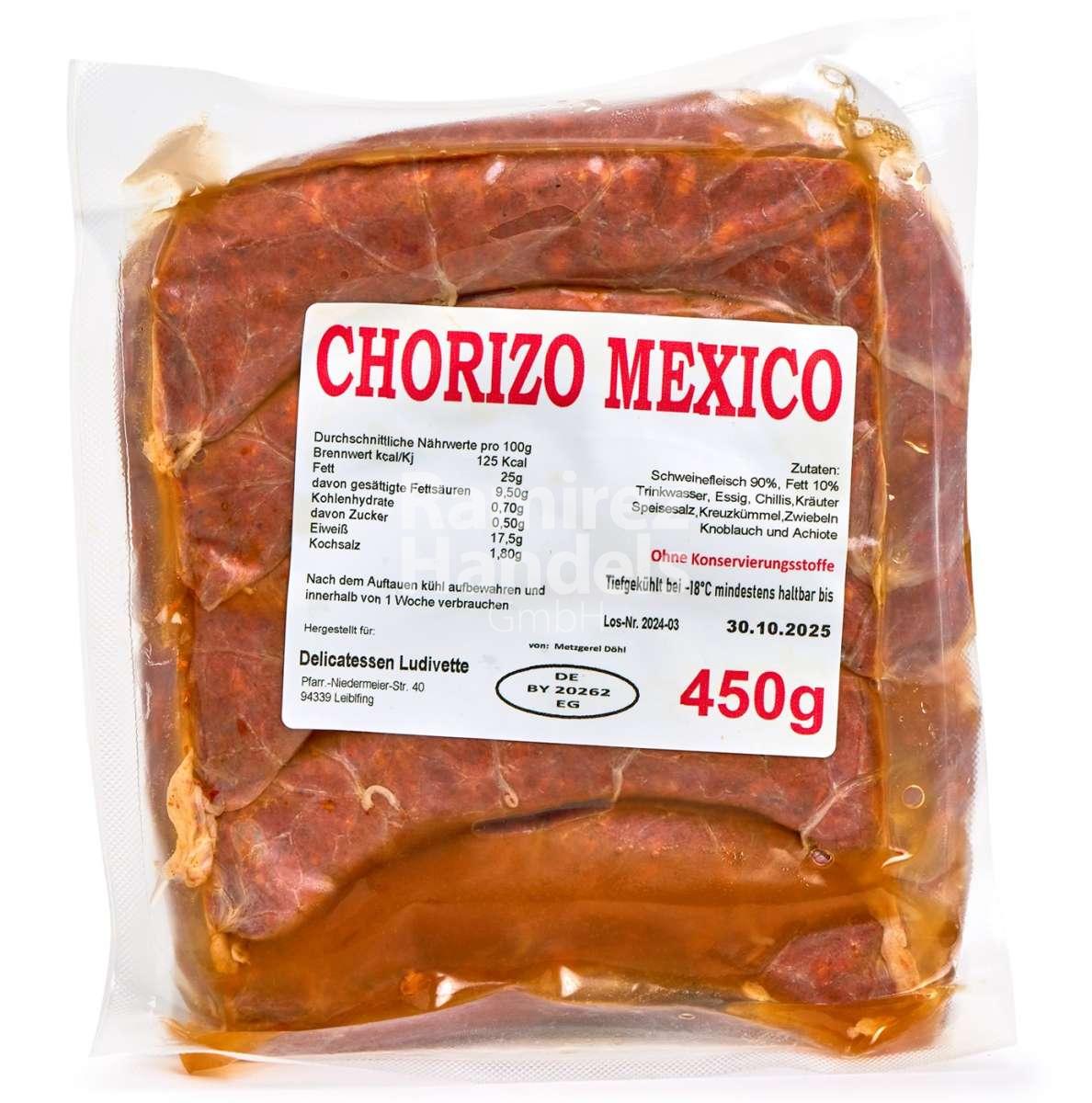 Chorizo Mexico 450 gr SUDAMERIKA