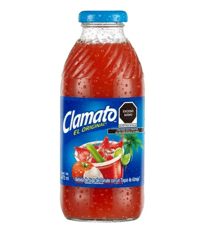 DESCUENTO 30% Clamato - Cocktail de Tomate 473 ml FECHA DE CADUCIDAD 08/03/2026
