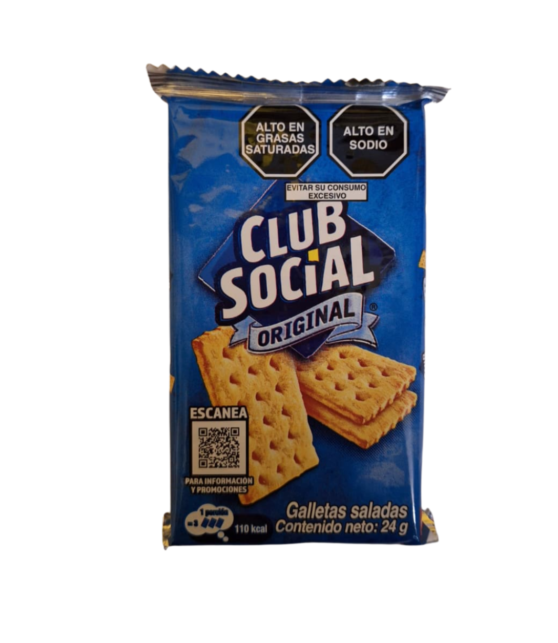Galletas Saladas 24gr CLUB SOCIAL NABISCO (PIEZA INDIVIDUAL)