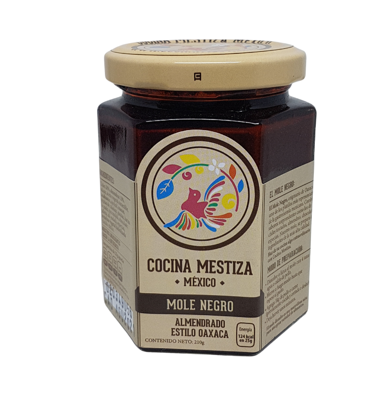 Mole Negro Almendrado 210g - COCINA MESTIZA