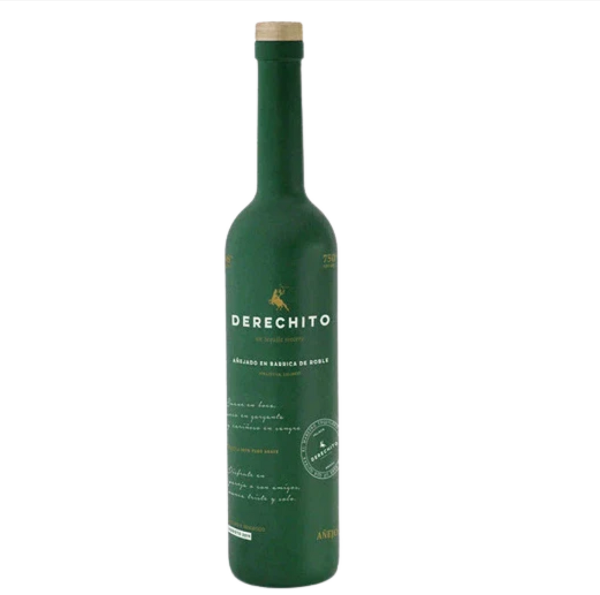 Derechito Tequila Especial Añejo 700 ml 38 % DERECHITO