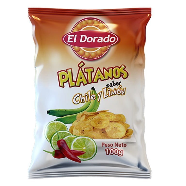 Platanitos Chile Limón 100g - EL DORADO