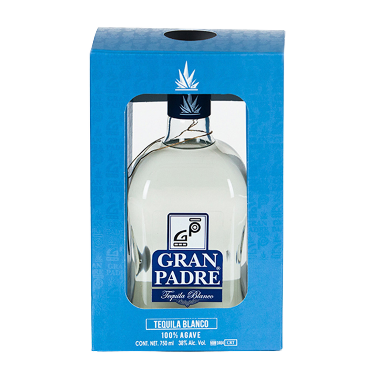 TEQUILA GRAN PADRE BLANCO 100% AGAVE 40° 6/700ML