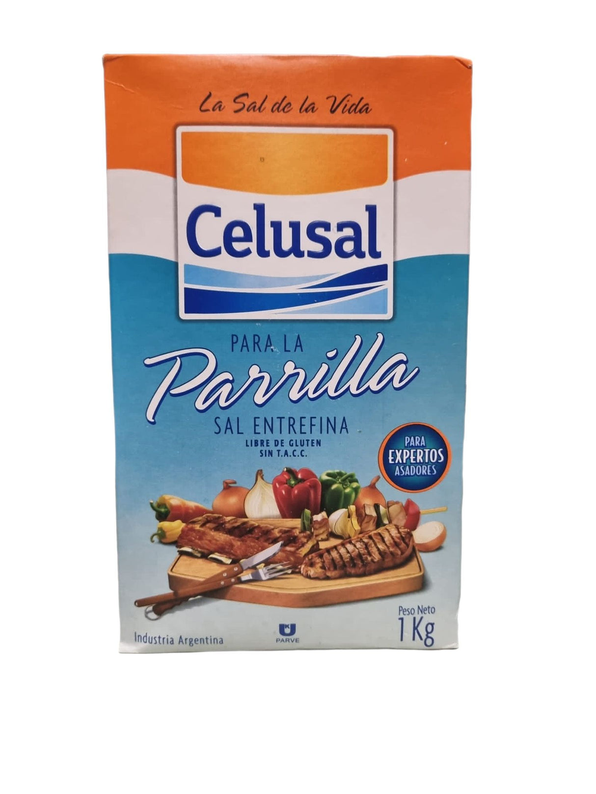 Sal para Parrilla Entrefina 1 kg Celusal