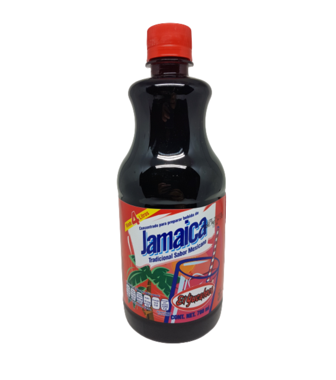 Jarabe de Flor de Jamaica 700ml - EL YUCATECO