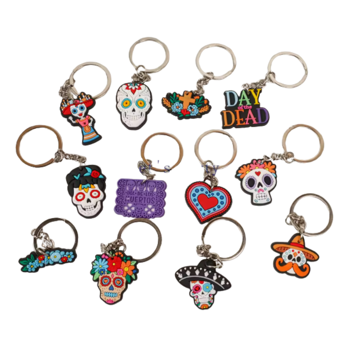 Llaveros Dia de Muertos