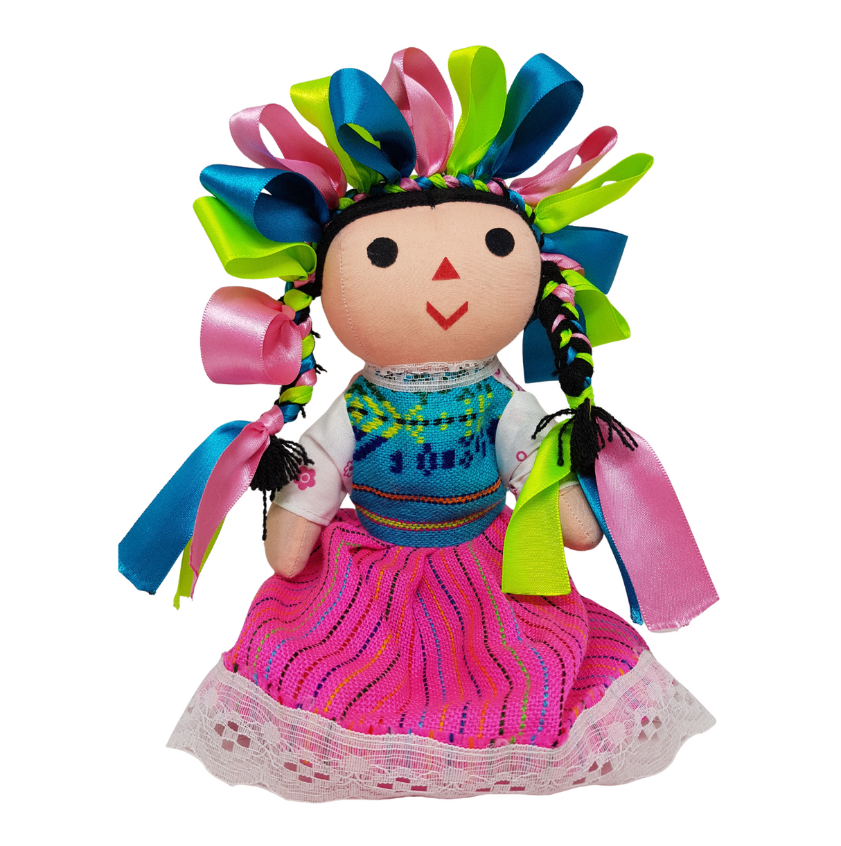 Muñeca Lele CHICA 19 cm - Muñeca Mazahua tradicional