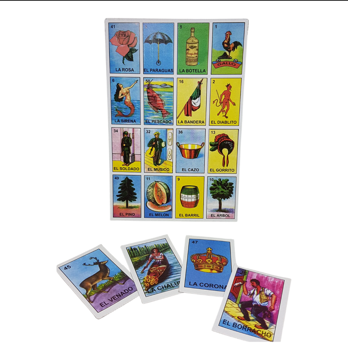Juego de Lotería Autentica Mexicana COBRA