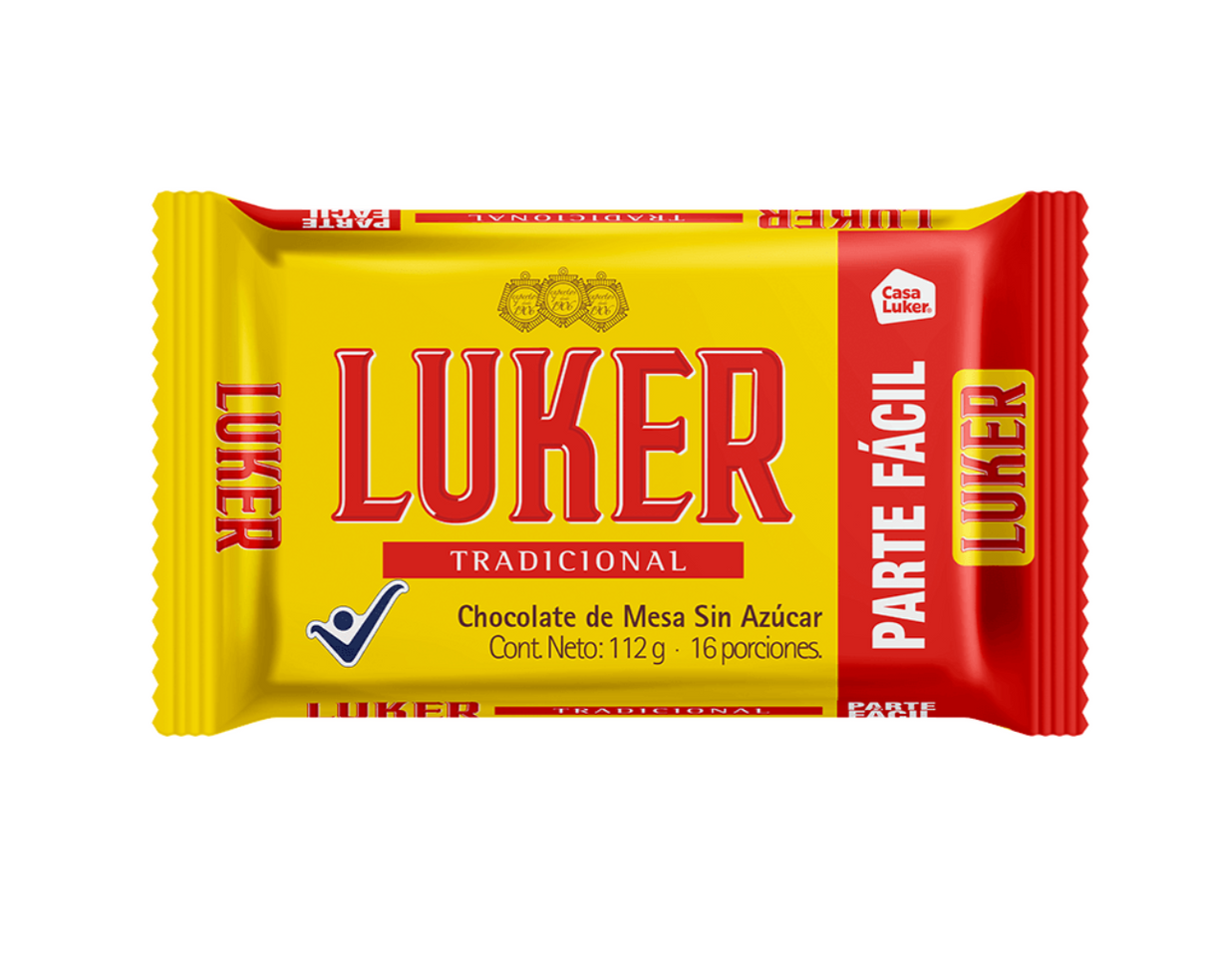 Chocolate Amargo 112gr - LUKER