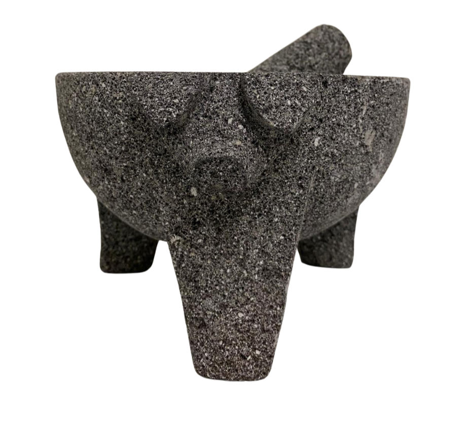 Molcajete de piedra volcánica Grande 24 cm #8