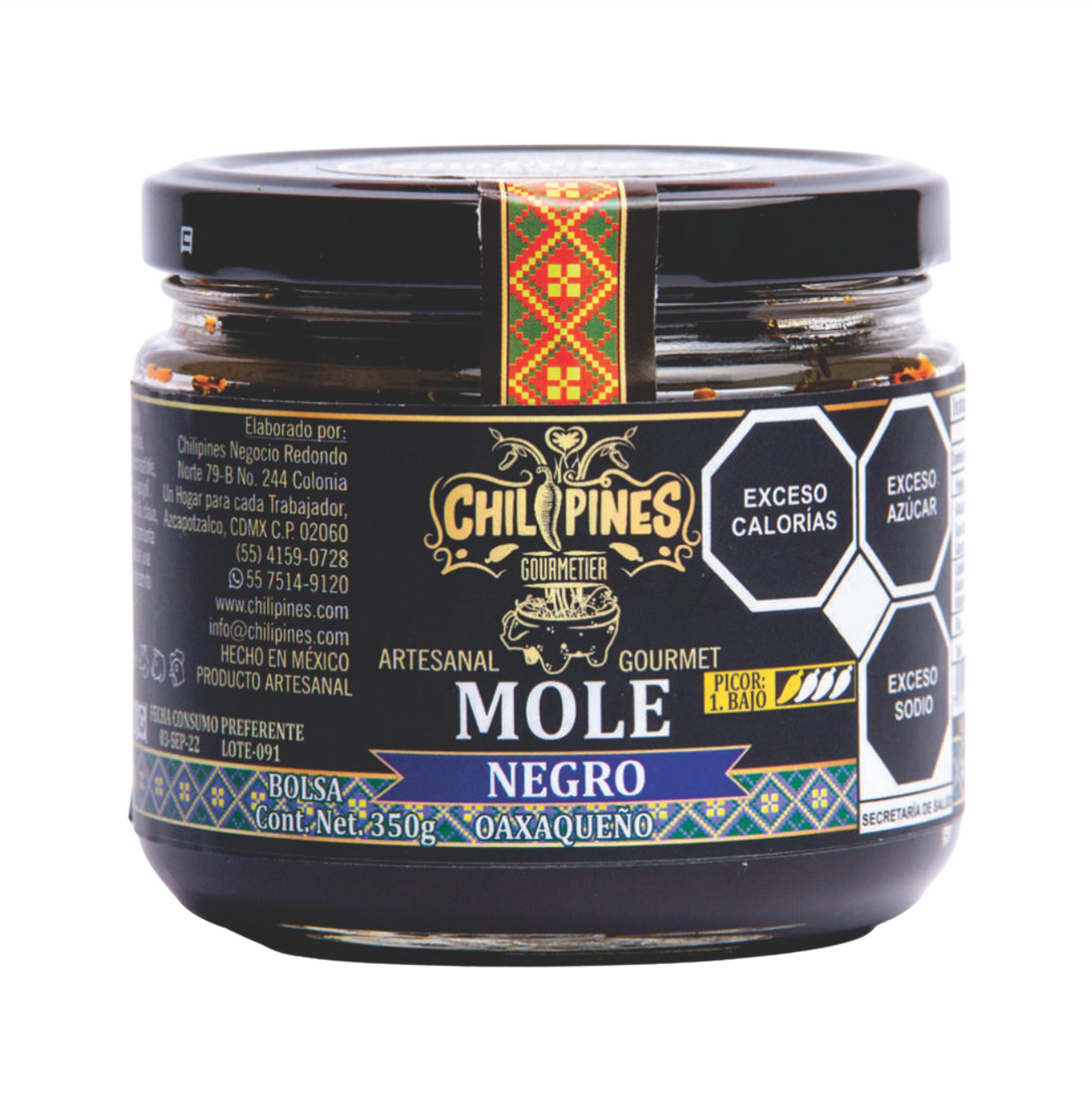 Mole Negro 350g - CHILIPINES
