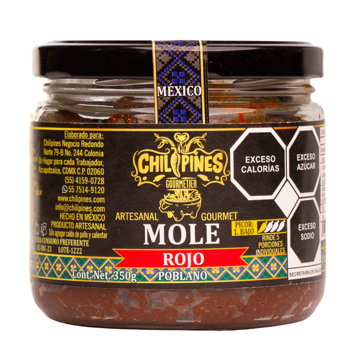 Mole Rojo 350g - CHILIPINES