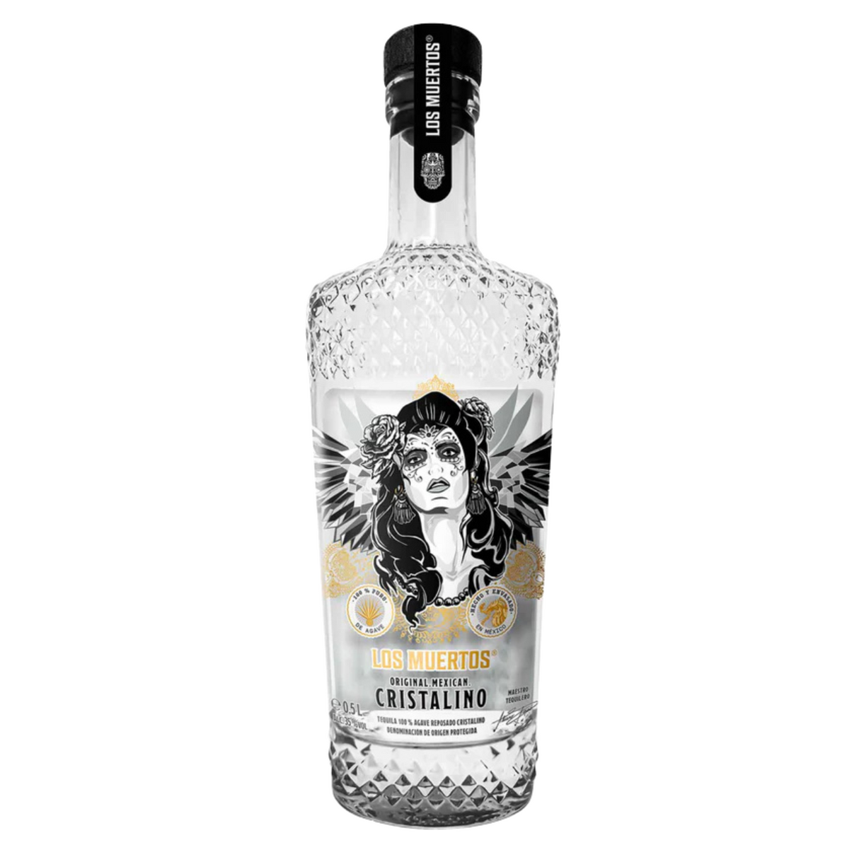 Tequila Cristalino LOS MUERTOS 500ml