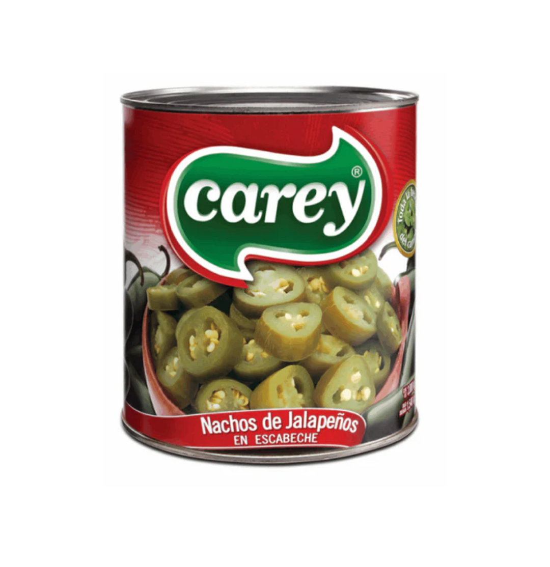 Chile Jalapeños Nachos en Escabeche 198g - CAREY