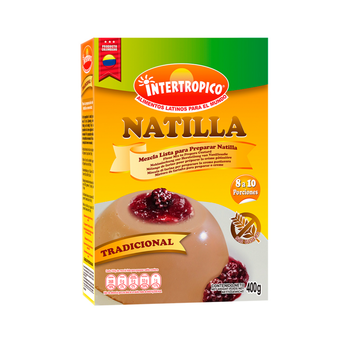Natilla Tradicional 400g - INTERTRÓPICO