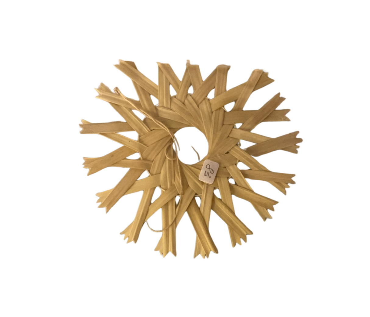 Adorno Chico de paja 13 cm