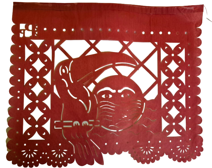 Papel picado de PAPEL - 10 hojas con 5 metros