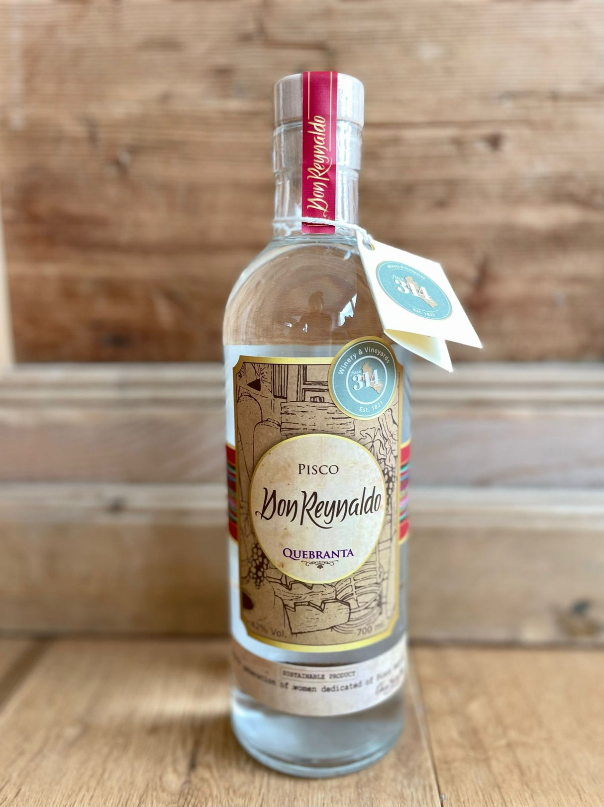 Pisco puro Quebranta 700 ml DON REYNALDO