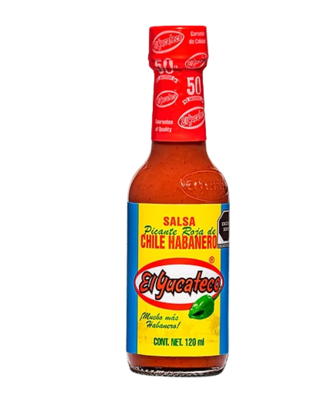 Salsa Roja de Habanero 120ml - EL YUCATECO