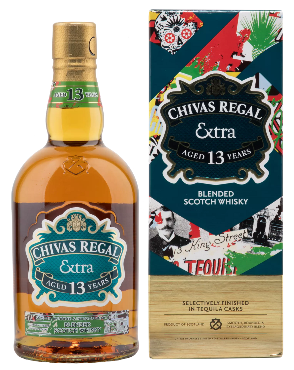 *CHIVAS REGAL Blended Scotch Tequila 700 ml 40 Grados
