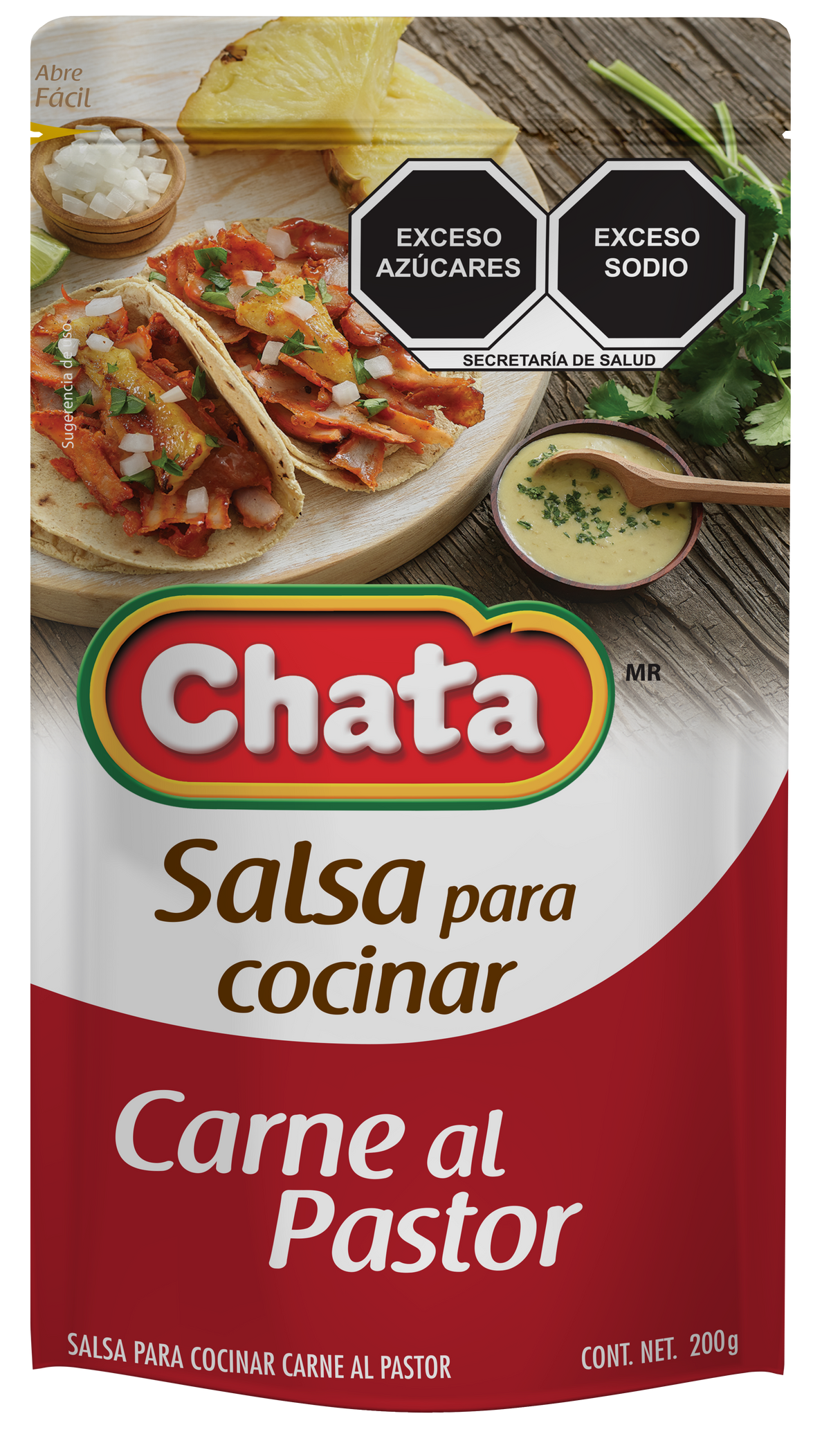 DESCUENTO 40% Salsa para Pastor Pouch 200g - CHATA FECHA DE CADUCIDAD 02.07.2026