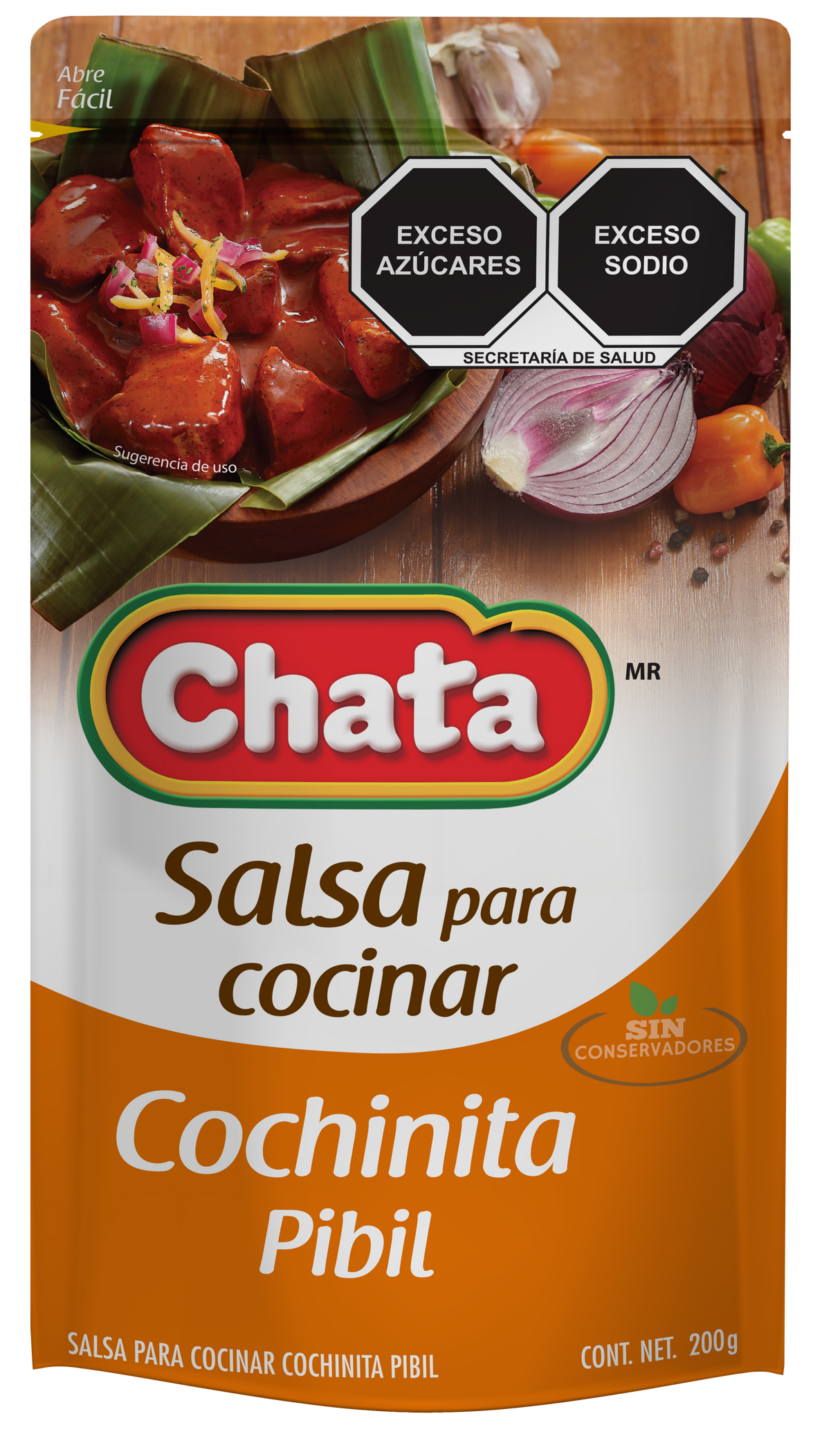 Salsa para Cochinita Pouch 200g - CHATA