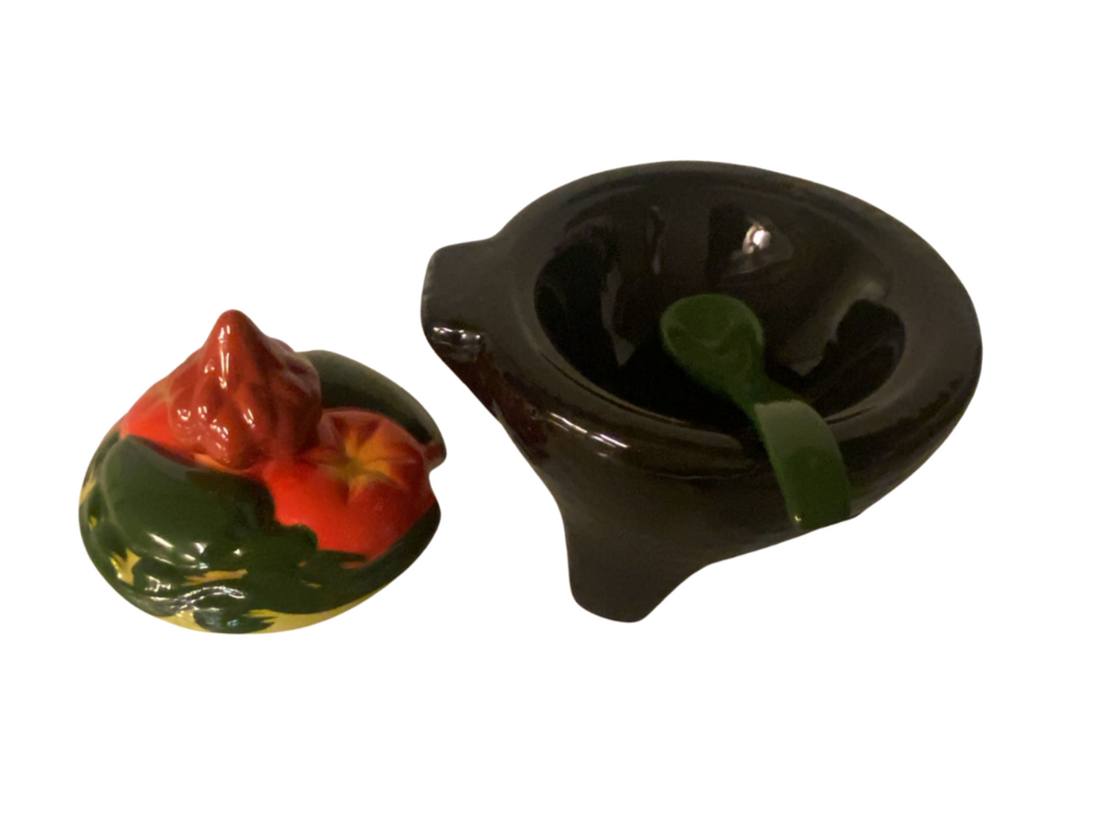 Salseros con Tapa de Cerámica