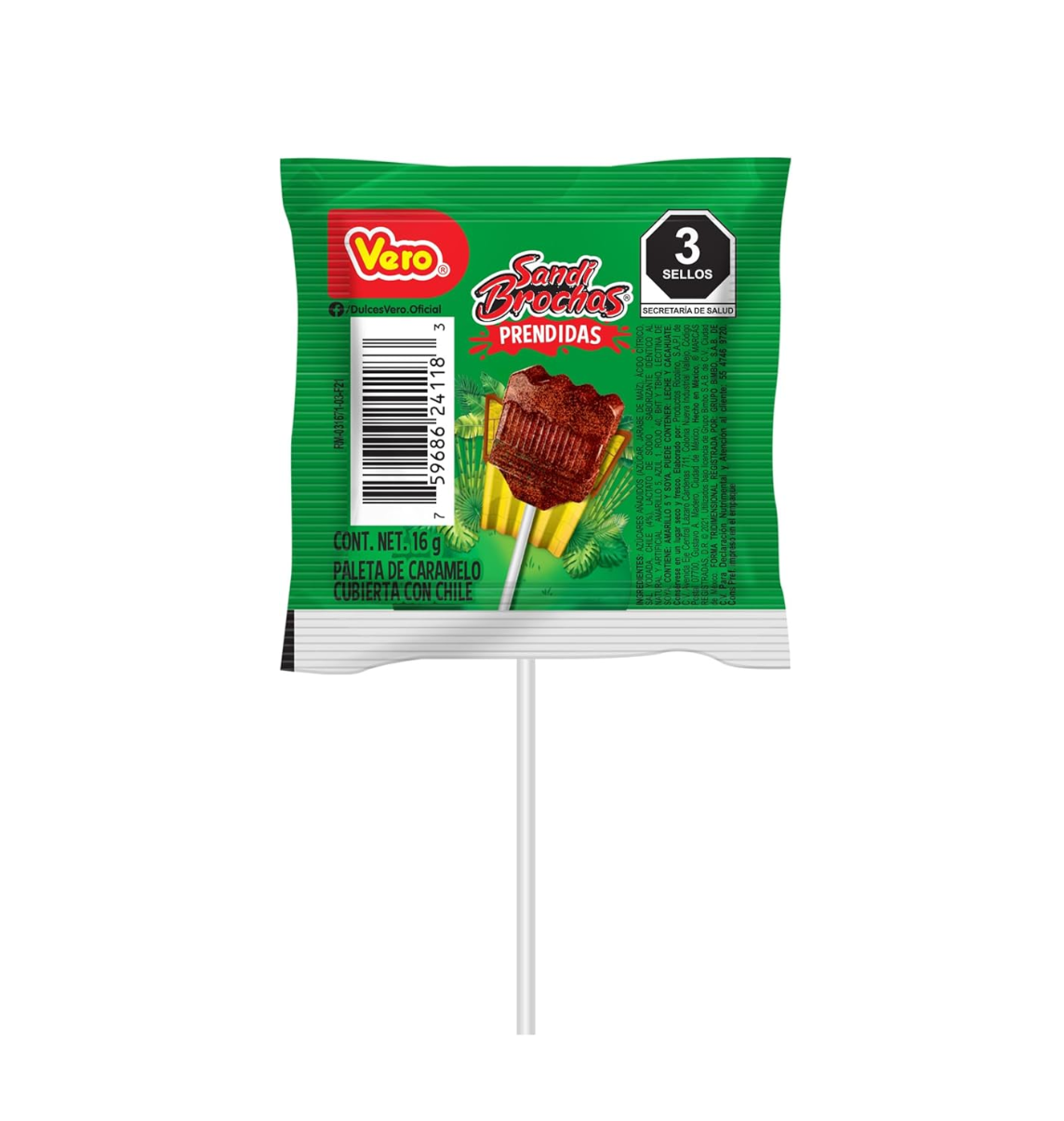 Paleta Sandi Brochas - VERO