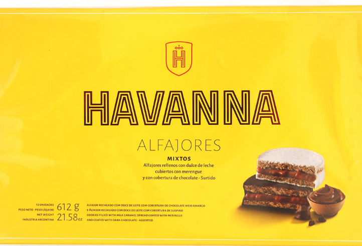Alfajores Mixto 12 pz 612 g HAVANNA