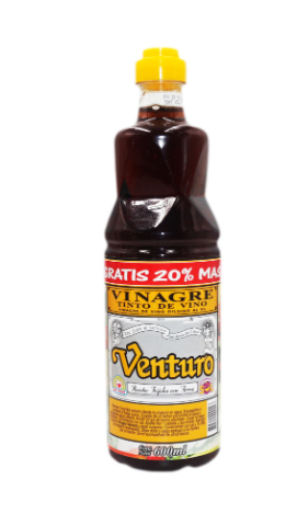*Vinagre Venturo Tinto 600 ml