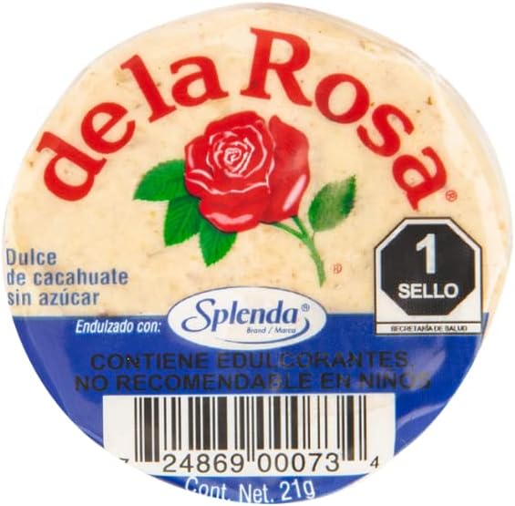 Mazapan Sugar Free 21g - de la rosa