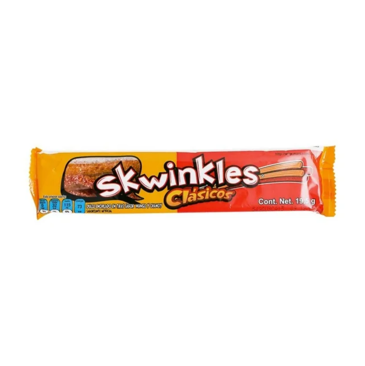 Skwinkles clasicos - Sabor Mango y Chamoy 19.5 g