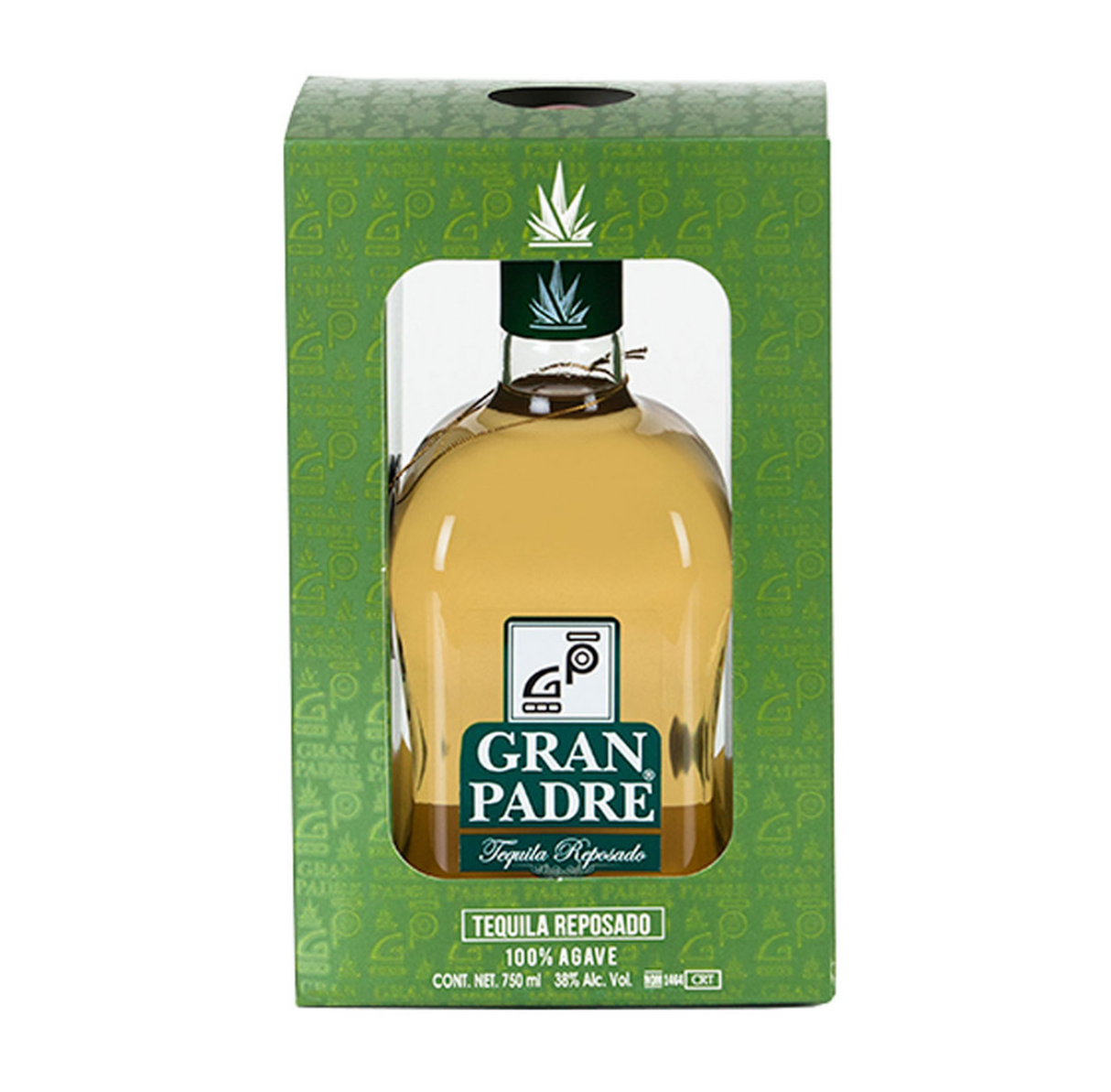 TEQUILA GRAN PADRE REPOSADO100% AGAVE 38° 700ML
